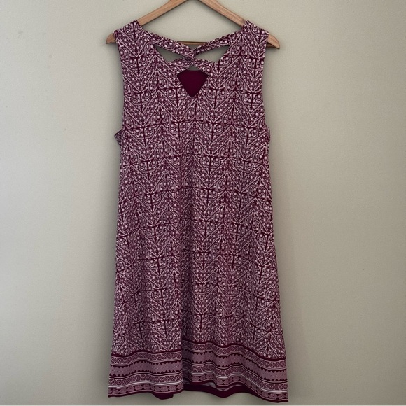 Magnolia Grace Red Alaina Knit Sleeveless Dress Size XLarge - Picture 4 of 5